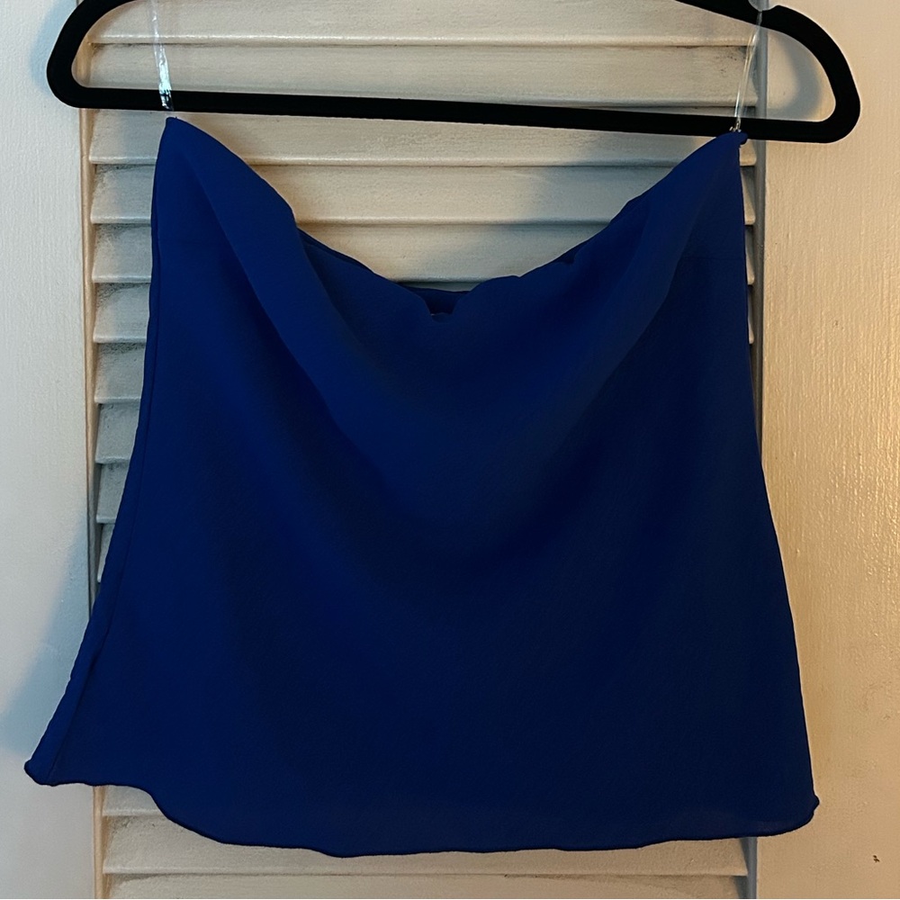See You Monday Strapless Crop Top